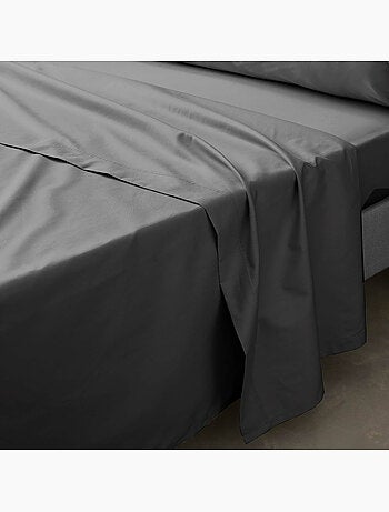Ensemble literie 4 pièces – drap plat + drap housse + 2 taies – percale 78 fils