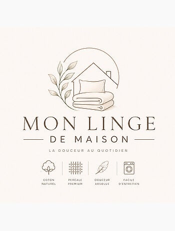 Ensemble literie 4 pièces – drap plat + drap housse + 2 taies – percale 78 fils