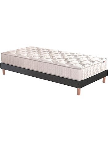 Ensemble literie ASTRE : matelas ressorts, sommier et accessoires