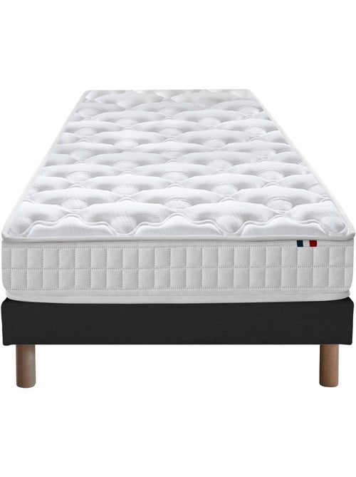Ensemble literie ASTRE : matelas ressorts, sommier et accessoires - Kiabi Ensemble literie ASTRE : matelas ressorts, sommier et accessoires - Kiabi