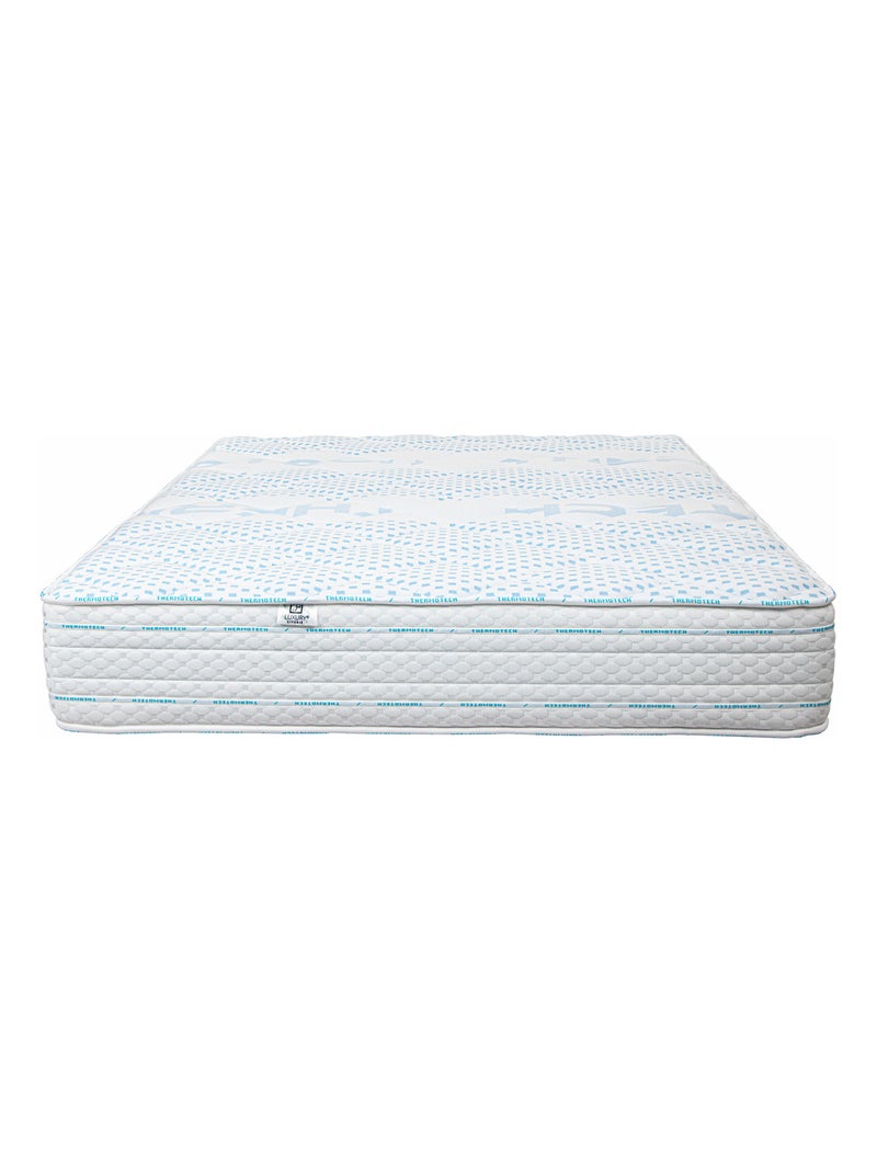 Ensemble literie mousse mémoire de forme 24 cm + sommier gris Gris - Kiabi