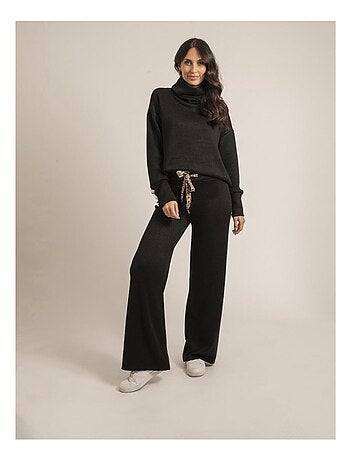 Ensemble maille pull + pantalon ELMERA