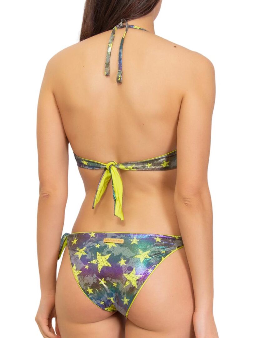 Ensemble maillot 2 pièces Magic Stars  push-up Vert - Kiabi