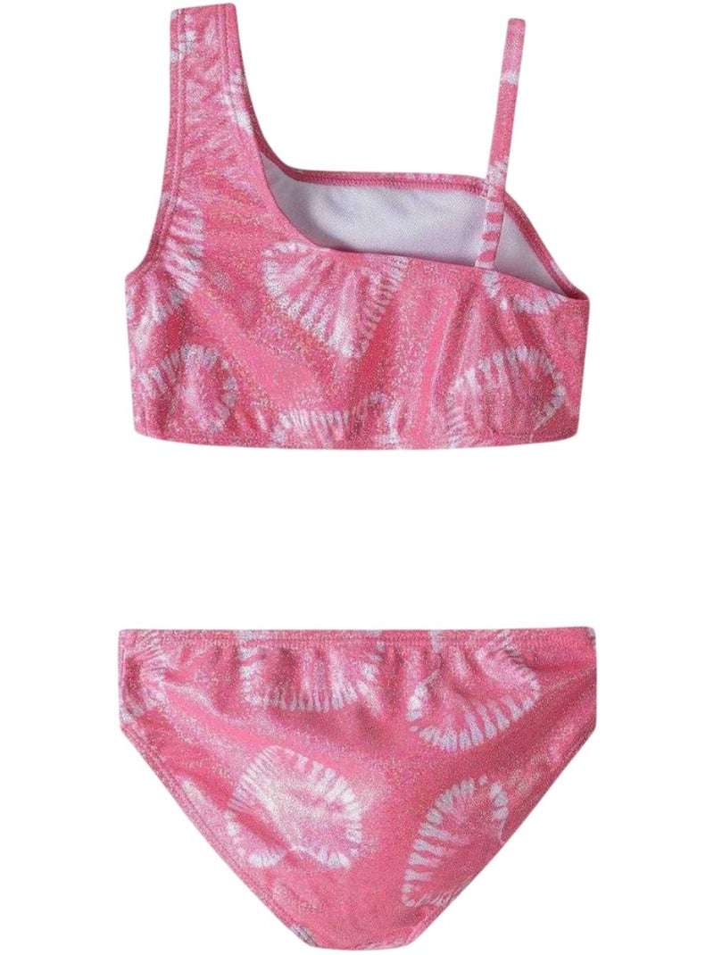 Ensemble maillot de bain 2 pièces motif/style cœurs - minoti Rose - Kiabi