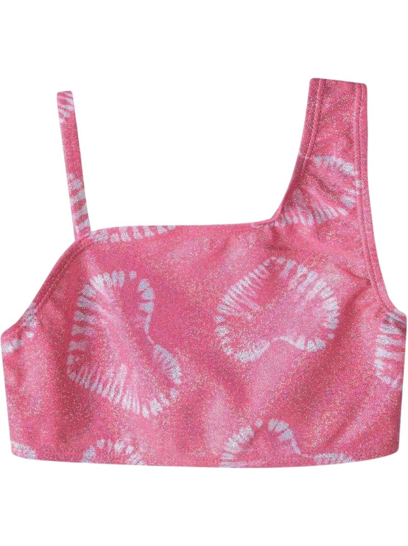 Ensemble maillot de bain 2 pièces motif/style cœurs - minoti Rose - Kiabi