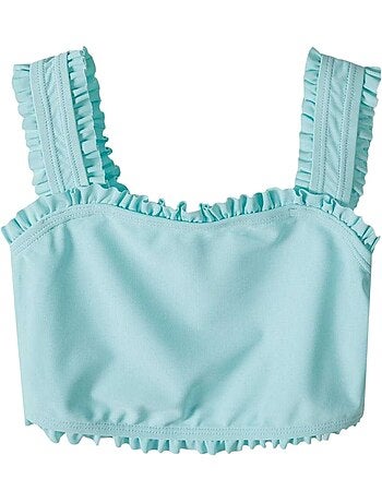 Ensemble maillot de bain 2 pièces motif/style uni - minoti