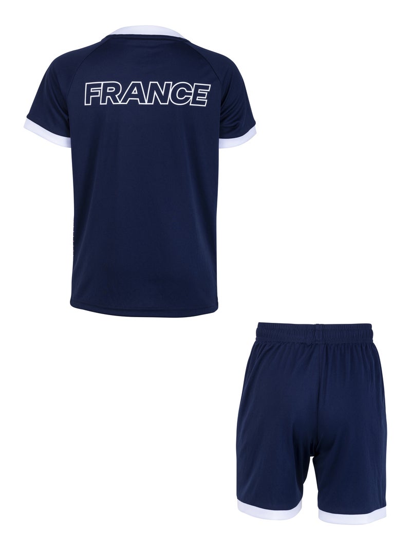 Ensemble Maillot short FFF - Equipe de France de Football Bleu - Kiabi