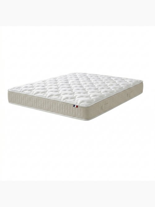 Ensemble matelas 100% latex, H18, 78kg/m3, sommier en kit gris - Kiabi Ensemble matelas 100% latex, H18, 78kg/m3, sommier en kit gris - Kiabi