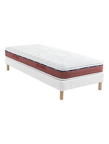 Ensemble matelas 100% latex, sommier Constellation et pieds Crépuscule 600