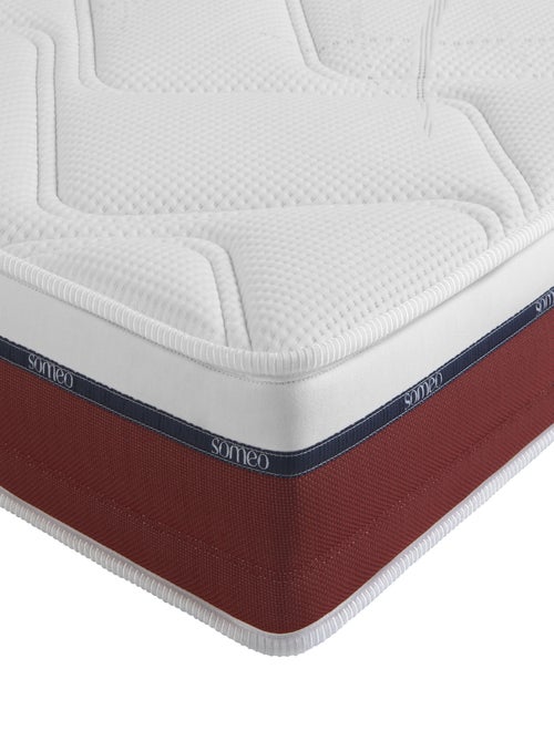 Ensemble matelas 100% latex, sommier et pieds Crépuscule 600 - Kiabi