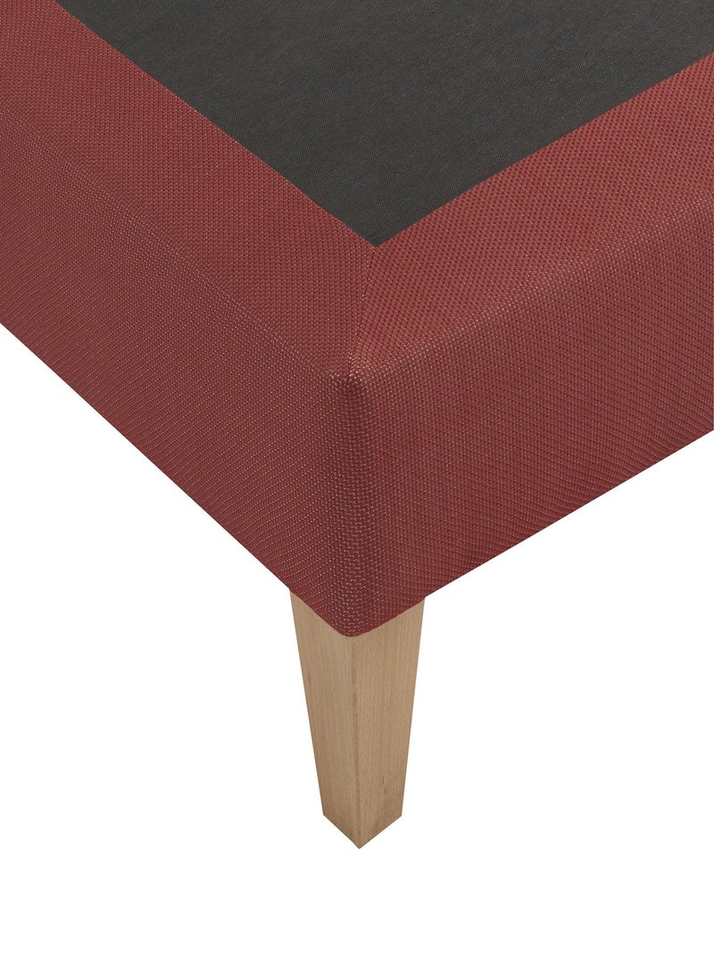 Ensemble matelas 100% latex, sommier, pieds, couette et oreiller Crépuscule 500 Blanc - Kiabi