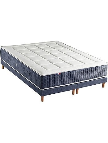 Ensemble matelas 7 zones KING STYLE, mémoire de forme & sommier