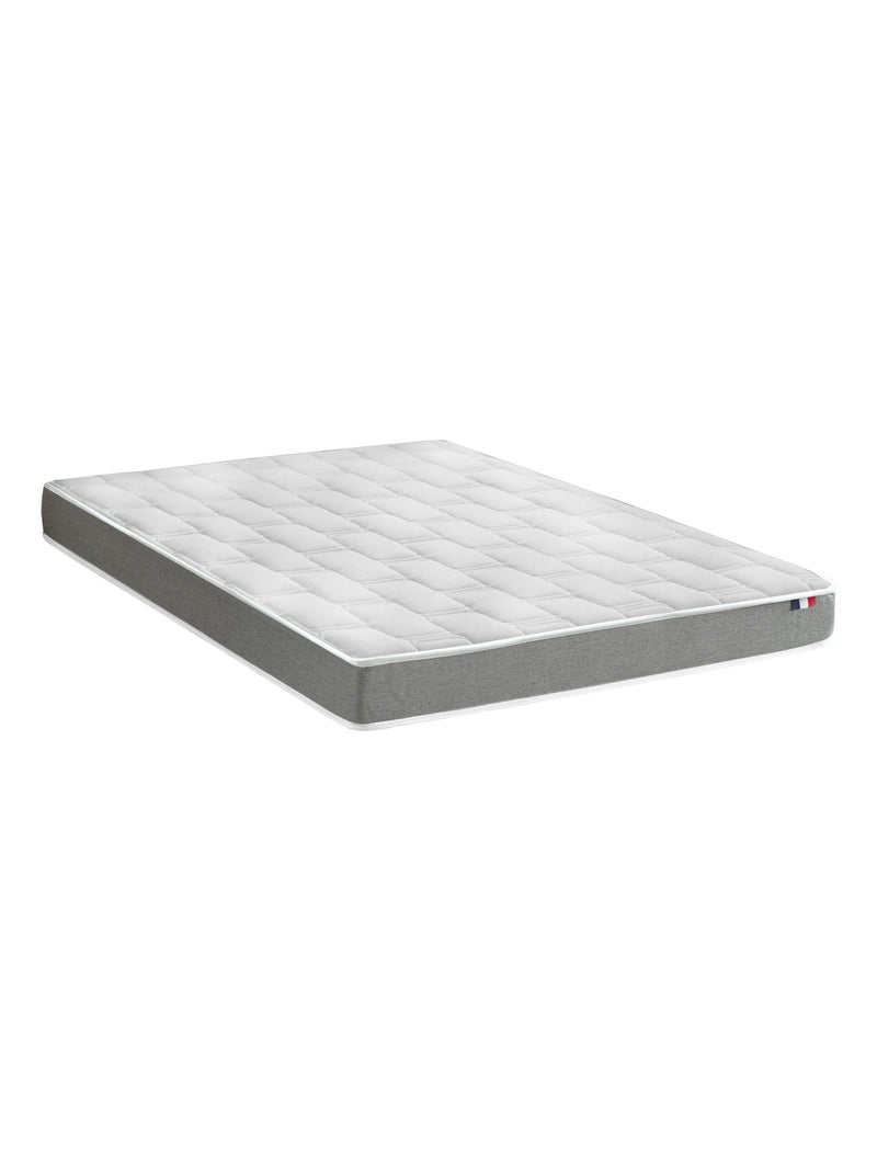 Ensemble Matelas accueil mémoire de forme MAM AZUR + Sommier Made in France , Sommier Blanc Blanc - Kiabi