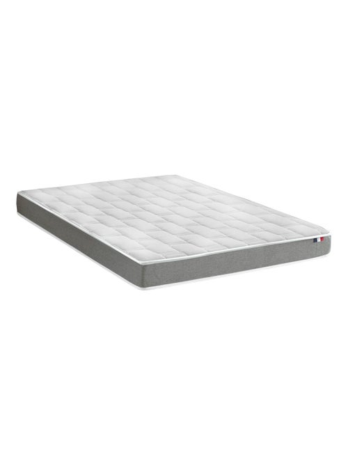 Ensemble Matelas accueil mémoire de forme MAM AZUR + Sommier Made in France , Sommier Bleu denim - Kiabi