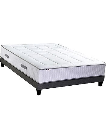Ensemble matelas BELLAGIO et sommier, ferme, accueil mémoire de forme