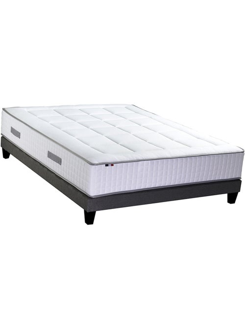 Ensemble matelas BELLAGIO et sommier, ferme, accueil mémoire de forme - Kiabi Ensemble matelas BELLAGIO et sommier, ferme, accueil mémoire de forme - Kiabi