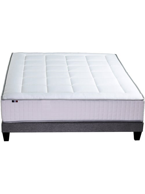 Ensemble matelas BELLAGIO et sommier, ferme, accueil mémoire de forme - Kiabi Ensemble matelas BELLAGIO et sommier, ferme, accueil mémoire de forme - Kiabi
