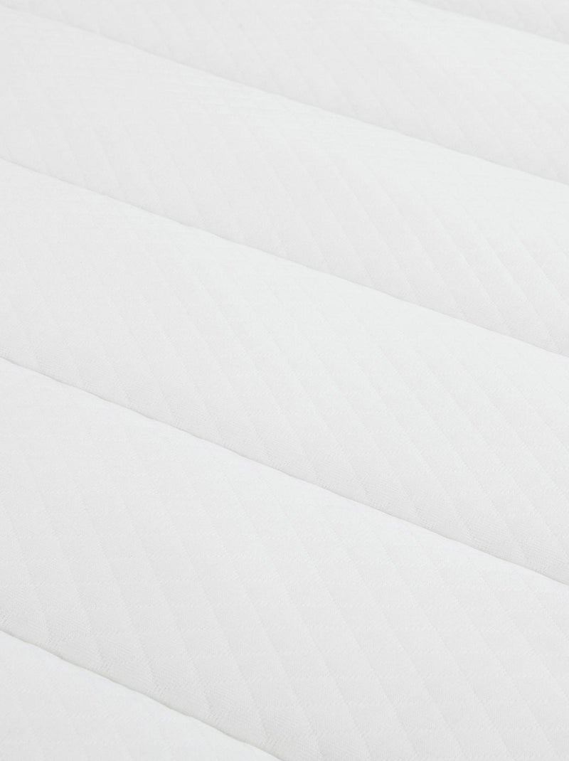 Ensemble matelas couchage latex, sommier Lune et pieds Crépuscule 400 Blanc - Kiabi