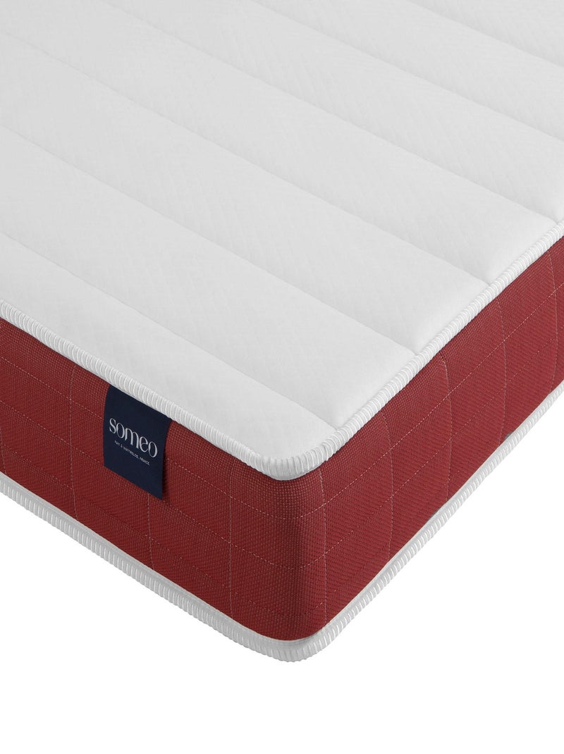 Ensemble matelas couchage latex, sommier Lune et pieds Crépuscule 400 Blanc - Kiabi