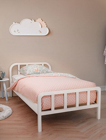 Ensemble matelas ferme mousse + Lit enfant en pin massif
