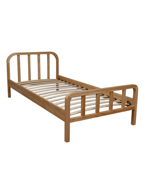 Ensemble matelas ferme mousse + Lit enfant en pin massif - Kiabi