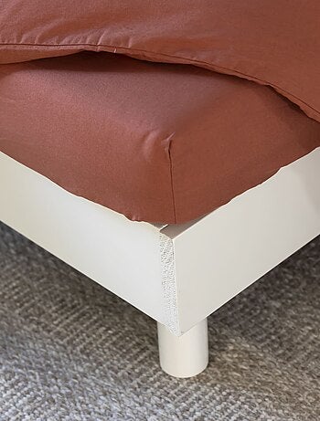 Ensemble matelas ferme mousse + Sommier kit adulte en bois massif