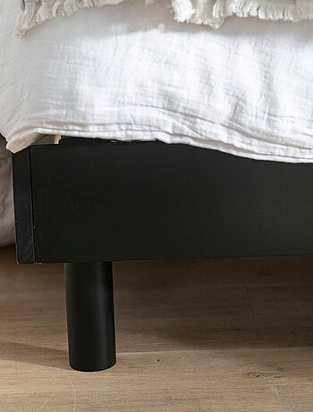 Ensemble matelas ferme mousse + Sommier kit adulte en bois massif