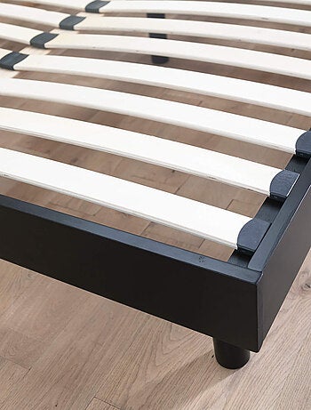 Ensemble matelas ferme mousse + Sommier kit adulte en bois massif