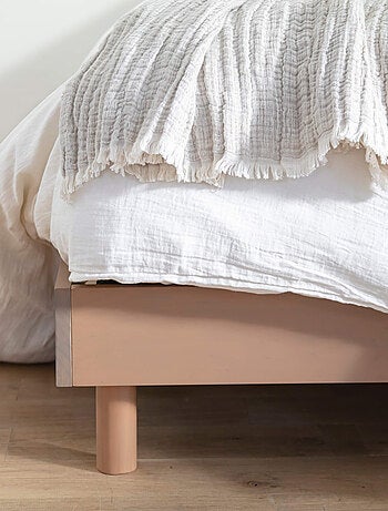 Ensemble matelas ferme mousse + Sommier kit adulte en bois massif