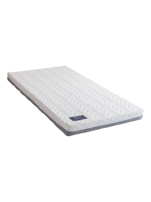 Ensemble matelas ferme mousse + Sommier kit enfant en bois massif - Kiabi