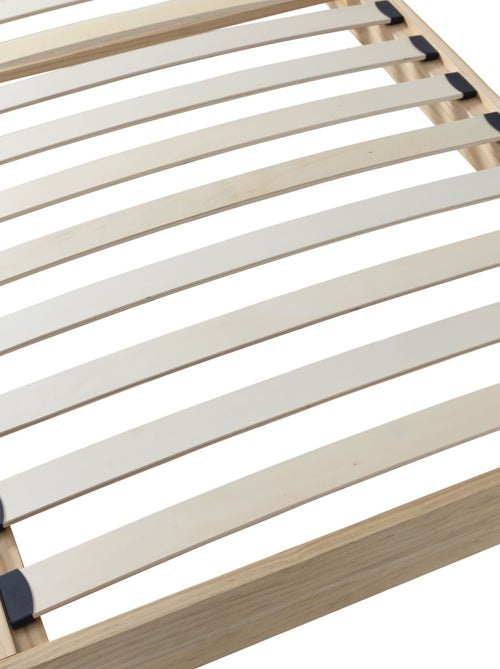 Ensemble matelas ferme mousse + Sommier kit enfant en bois massif - Kiabi
