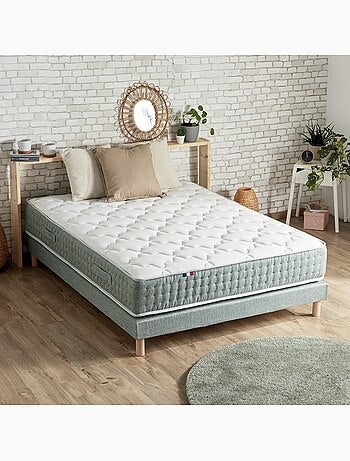 Ensemble matelas HYGGE et sommier : confort ferme et 7 zones - 2x90 x 200 cm