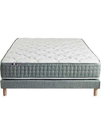 Ensemble matelas HYGGE et sommier : confort ferme et 7 zones - 2x90 x 200 cm