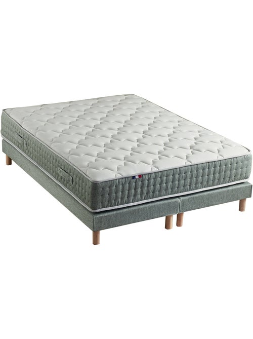 Ensemble matelas HYGGE et sommier : confort ferme et 7 zones - 2x90 x 200 cm - Kiabi