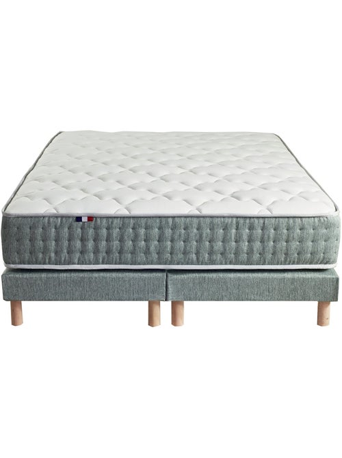 Ensemble matelas HYGGE et sommier : confort ferme et 7 zones - 2x90 x 200 cm - Kiabi