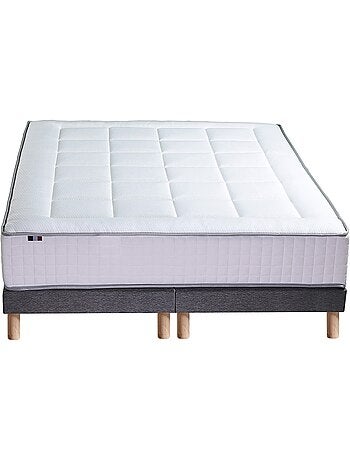 Ensemble matelas mémoire 7 zones BELLAGIO 2 avec sommier tapissier