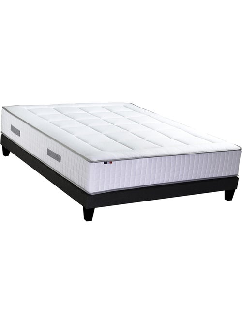 Ensemble matelas mémoire de forme BELLAGIO 2 et sommier déco - Kiabi Ensemble matelas mémoire de forme BELLAGIO 2 et sommier déco - Kiabi