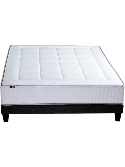 Ensemble matelas mémoire de forme BELLAGIO 2 et sommier déco - Kiabi Ensemble matelas mémoire de forme BELLAGIO 2 et sommier déco - Kiabi
