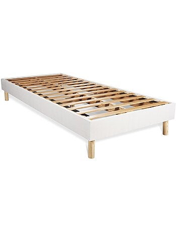 Ensemble Matelas Mémoire de forme et Sommier tapissier en kit Gris - Actimemo night