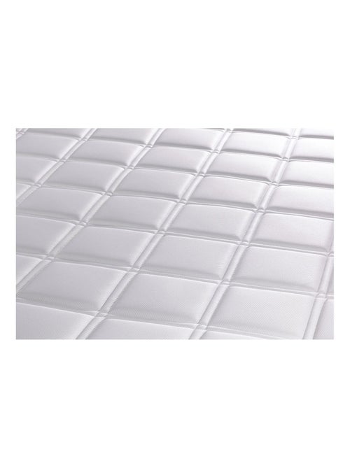 Ensemble Matelas Mémoire de forme et Sommier tapissier en kit Blanc - Regen - Kiabi