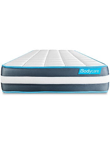 Ensemble Matelas Mémoire de forme et Sommier tapissier en kit Blanc - Bodyform