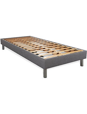 Ensemble Matelas Mémoire de forme et Sommier tapissier en kit Blanc - Bodyform