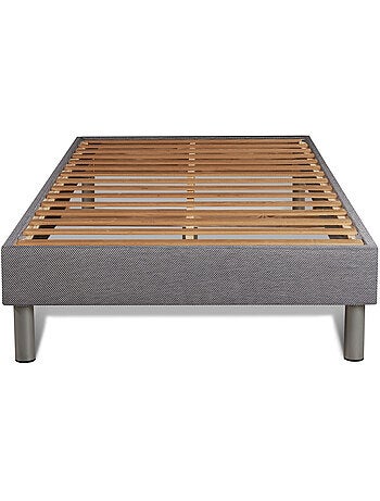 Ensemble Matelas Mémoire de forme et Sommier tapissier en kit Blanc - Bodyform