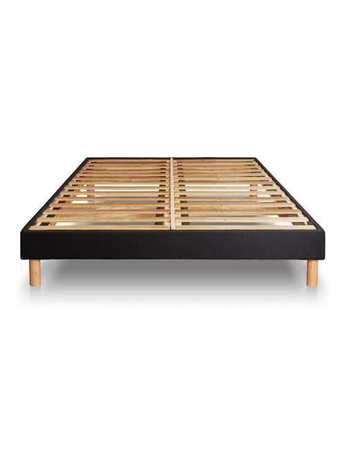 Ensemble Matelas Mémoire de forme et Sommier tapissier en kit Noir - Supérieur - Kiabi
