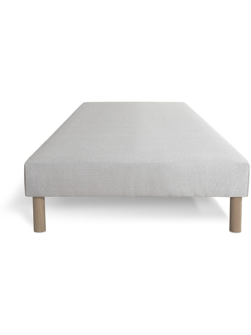 Ensemble Matelas Mémoire de forme et Sommier Tapissier multi-lattes Blanc - Memo plus Blanc - Kiabi