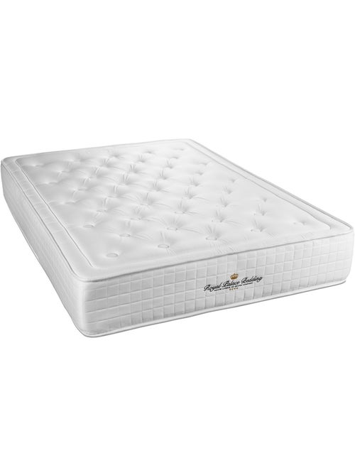 Ensemble Matelas Mémoire de forme et Sommier Tapissier multi-lattes Noir - Buckingham - Kiabi
