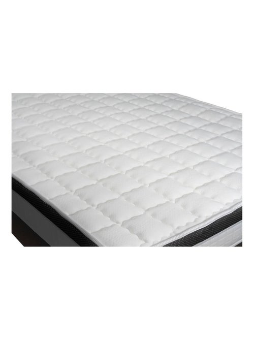 Ensemble Matelas Mémoire de forme et Sommier Tapissier multi-lattes Noir - Supérieur - Kiabi
