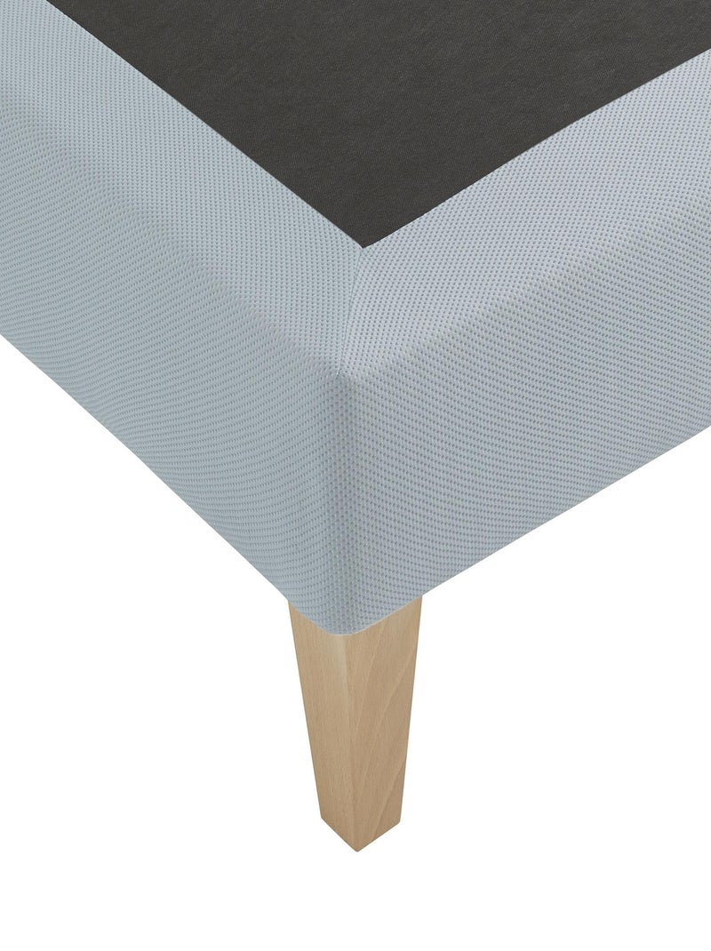 Ensemble matelas mémoire de forme, sommier et pieds Songe 500 Blanc - Kiabi