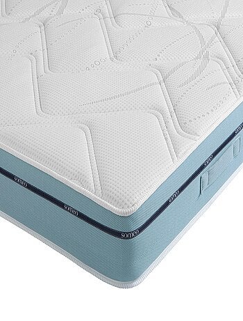 Ensemble matelas mémoire de forme, sommier Lune et pieds Songe 500