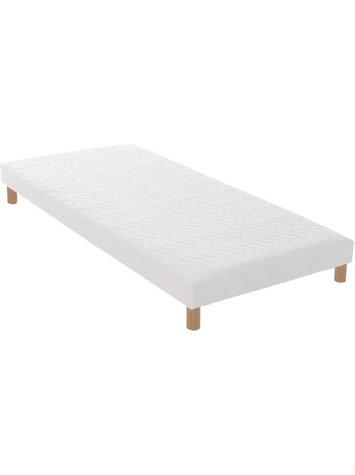 Ensemble matelas mémoire de forme + sommier + oreiller + couette fabrication française matelas - Kiabi